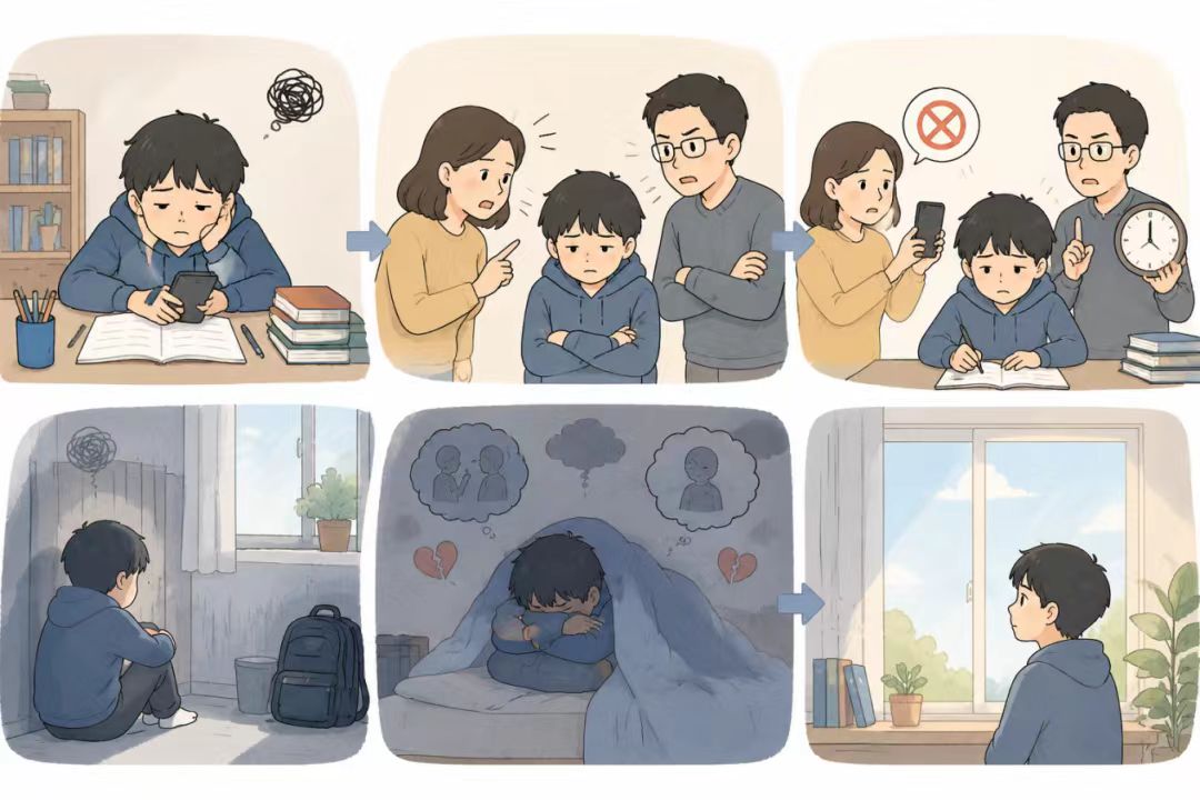 重新理解青少年拒学：四种核心的拒学原因